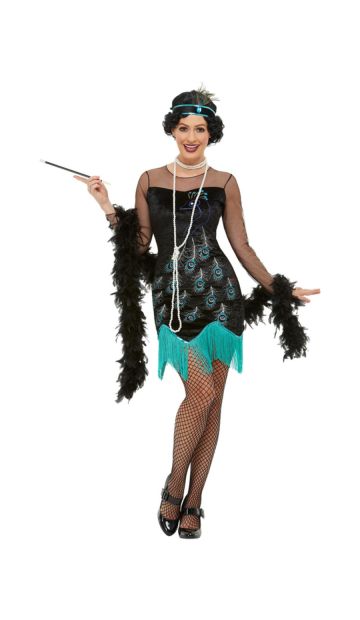 Αποκριάτικη Στολή 20s Peackock Flapper